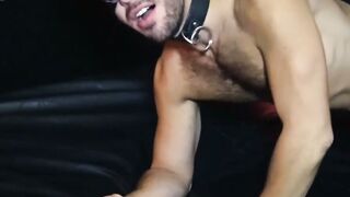 Hung Logan Carter uses his fat dick and huge dildo to fuck submissive Riley Ross