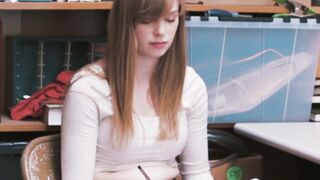 ShopliftersPunished.com - Beautiful young shoplifter Dolly Leigh filled with huge coc