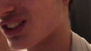 Hot and steamy blowjob and barebacking by horny twinks