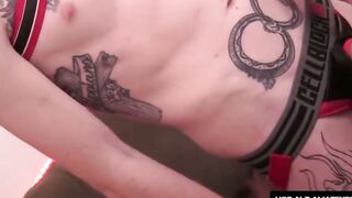 RealAltGuys.com - Bearded ginger strokes his juicy dick solo and shoots his load