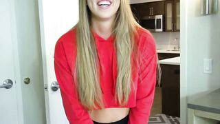 Delectable girl is hungry for her stepbrothers big fat dick