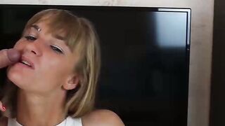 Russian Cumslut Sasha Bikeyeva Cumshot Compilation vol1