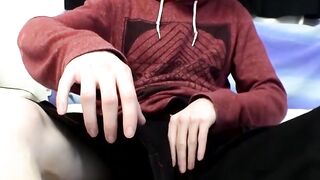 Str8Thugs.com - Jonas Taylor's real big boner jerk off session with a focus on his th