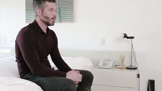 Ebony redhead teen Brixley Benz riding stepdads huge cock