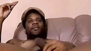 JoeSchmoeXXX.com - Beefy black guy Upgrade loves sucking a big juicy dick