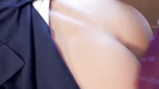 PlayingMen.com - Hot stud in classy jacket slamming coworker's tight ass with deep st