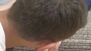 GuysToeSucking.com - Bottom bitch enjoys feet and a double anal penetration