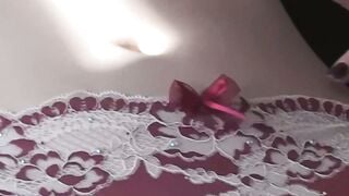 Lingerie GILF Lacey Starr devours horny juicy teen pussy