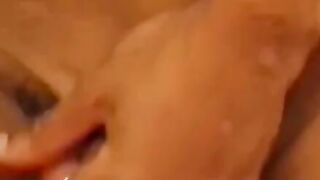 Black slim teen with hairy pussy loves pleasing white men