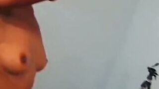 Adorable black teen has her pussy fucked hard in doggystyle