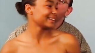 Wicked black teen has her hairy pussy fucked rough on camera