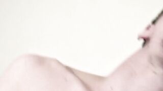 Beautiful boy Esteban sucks my uncut cock and eats my sticky load of cum