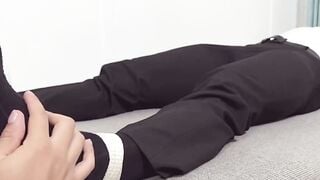 Lustful Dan Edward got revenged by worshiping and sucking the feet of his hunky buddy