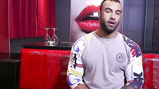 MaskXXX.com - Calving's ripped inked physique shines during masturbation