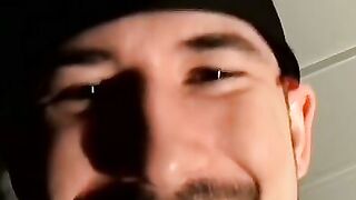 Two thugs have their jerk off party with fountains of cum