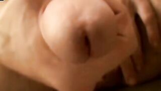 Athletic straight jock masturbates solo and cums on camera