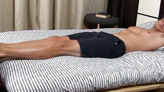 Mature guy takes twink toes and licks and even kisses them
