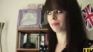 UKSubSluts.com - Slutty cheating gf Tiffany Naylor's messy deepthroat with regret