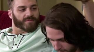 MaleIcons.com - Tipsy Duncan's playful mood leads to sucking Tommy's big, hard cock