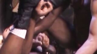 Simon Cox, Marc Lasalle and Tony Serrano have an all out fisting session.