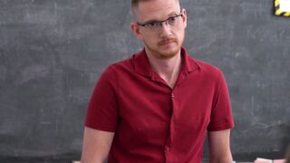 Brody Kayman gives his naughty student Damian Rose a good ass pound