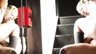 Slutty inked bottom Hakunabad offers his cock starved asshole to BBC stud Romance