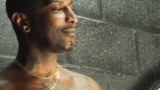 Slutty inked bottom Hakunabad offers his cock starved asshole to BBC stud Romance