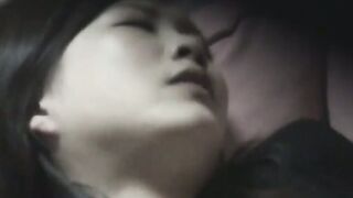 NipponSexTV.com - Japanese babe with hairy pussy filmed stroking it secretly