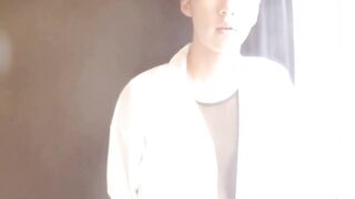 BoyzJapan.com - Cute Oriental twink tugs rock solid cock and cums