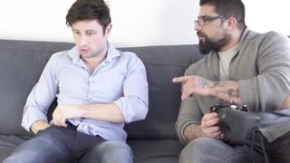SayUncleNetwork.com - Bearded daddy fucks his jock stepson deep and raw after intense