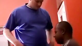 JoeSchmoeXXX.com - Chubby straight guy Chez enjoys raw anal sex with a black dude