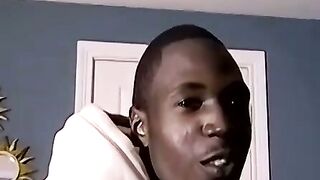 JoeSchmoeXXX.com - Handsome black stud J Bone jerks out a huge white load