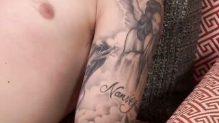 MilitaryHunk.com - James Devlin strokes his fat and throbbing dick off eagerly in a h