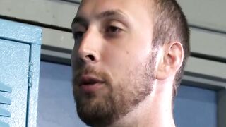 GayOver30.com - Dominant daddy dustin takes charge pounding Jason's ass hard