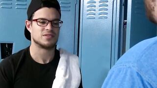 GayOver30.com - Dominant daddy dustin takes charge pounding Jason's ass hard