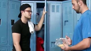 GayOver30.com - Dominant daddy dustin takes charge pounding Jason's ass hard