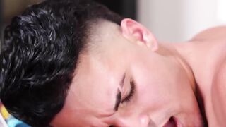 HotFamilyPorn.com - Bearded jock stepdad anal drilled his horny stud stepson hard