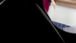 PussyCatsLatex.com - Latex-clad vixen's blowjob and ride to a messy facial