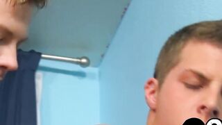 Twinks Andre Wausten and Kyle Rash have hardcore anal sex
