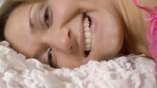 Barely legal teen anal playing with dildo during solo