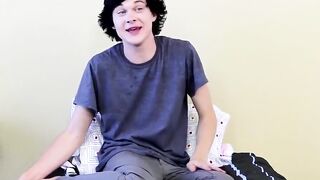 BoyObsession.com - Justin Cummings stuffs his asshole with a dildo on cam