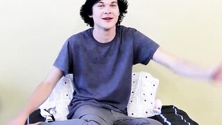 BoyObsession.com - Justin Cummings stuffs his asshole with a dildo on cam