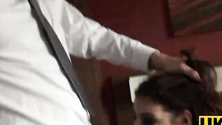UKSubSluts.com - Brunette MILF Lucy Lane's complete control surrender with submission