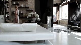 21Innocent.com - Violette Purel's feet drenched in a hot sticky load