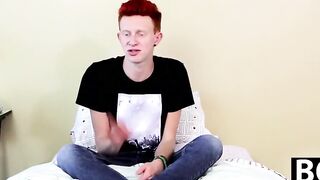 BoyObsession.com - Dylan Mermaid takes a break to stroke his cock for fans