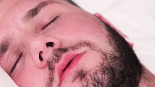 NextDoorXXX.com - Young man wakes up to his lover's mouth wrapped around his cock