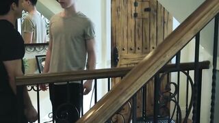 DisruptiveMovie.com - College Troye Jacobs' ass fucked raw by latino Andrew Miller's