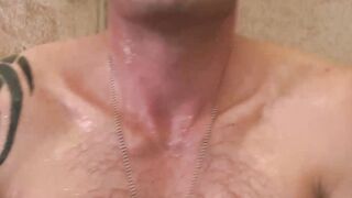 Horny soldier James Drake masturbates solo in front of the camera