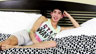BoyObsession.com - Mickey Ramirez strokes his uncut cock in a hot solo scene