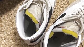 MaleFeetXXX.com - Bearded Maui's shock at waking up to his giant foot being sniffed a
